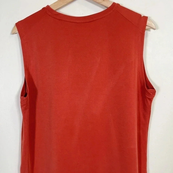 FRANK AND OAK| ESSENTIAL TANK TOP IN BRICK COLOR - Picture 8 of 10